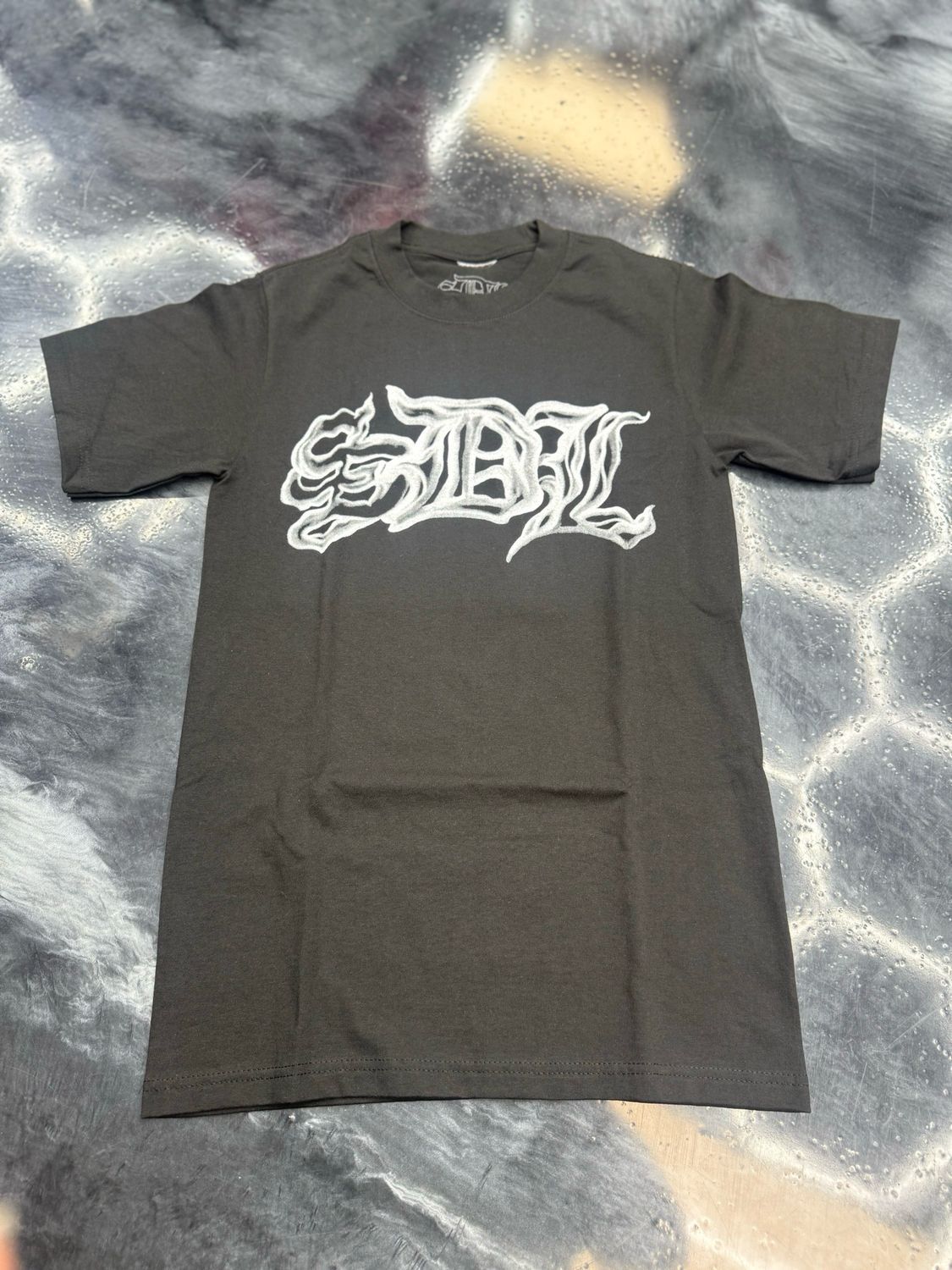 SDL Shirt (Grey Fire Letters)