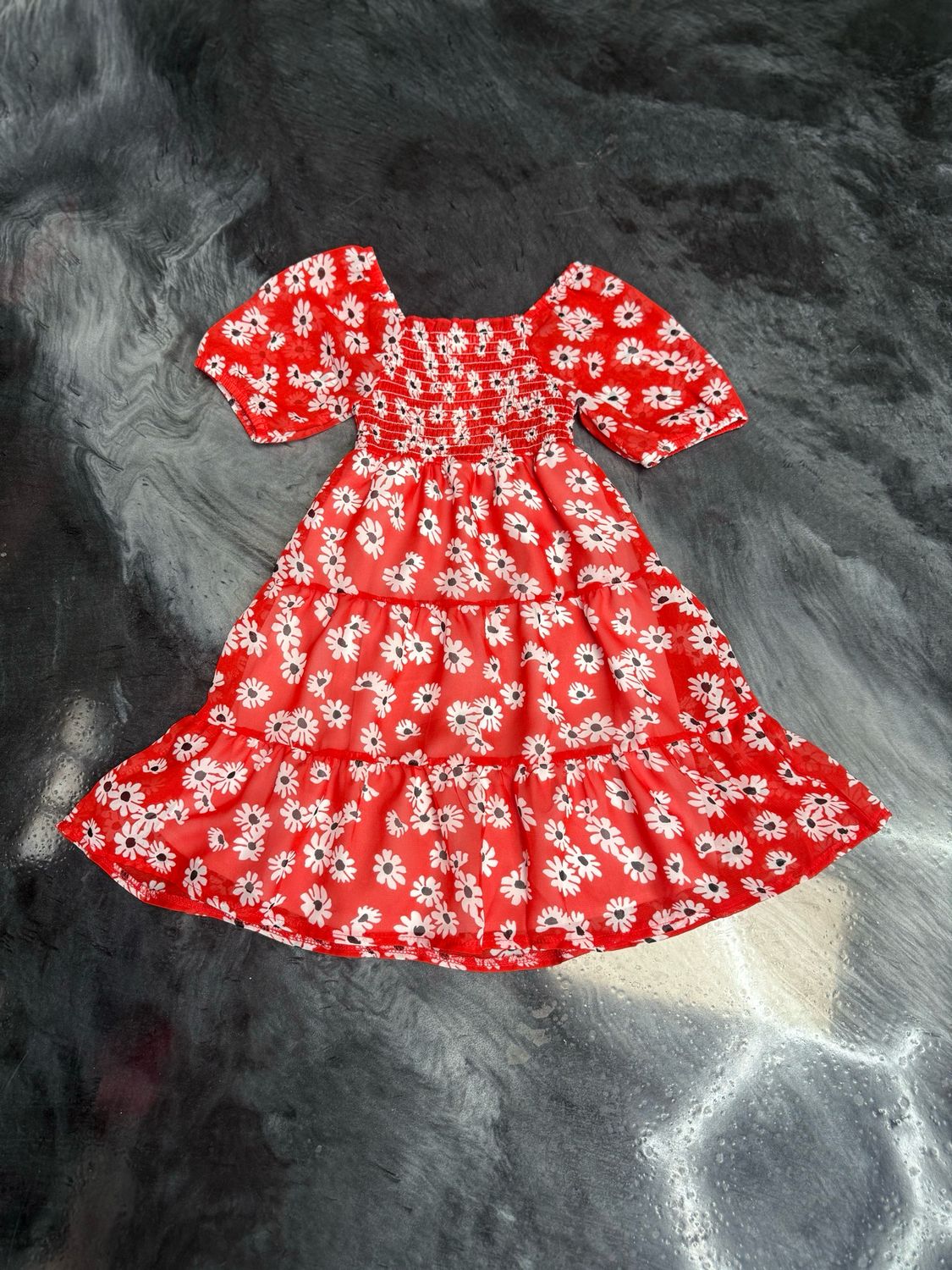 Girls Dress (Flower Prints)