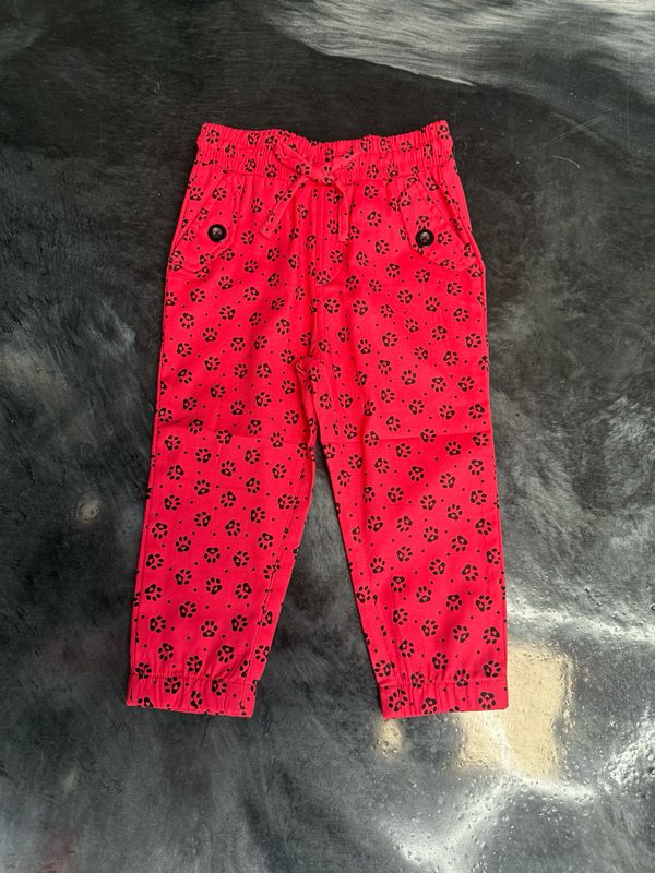 Girls Joggers (Paw Prints)