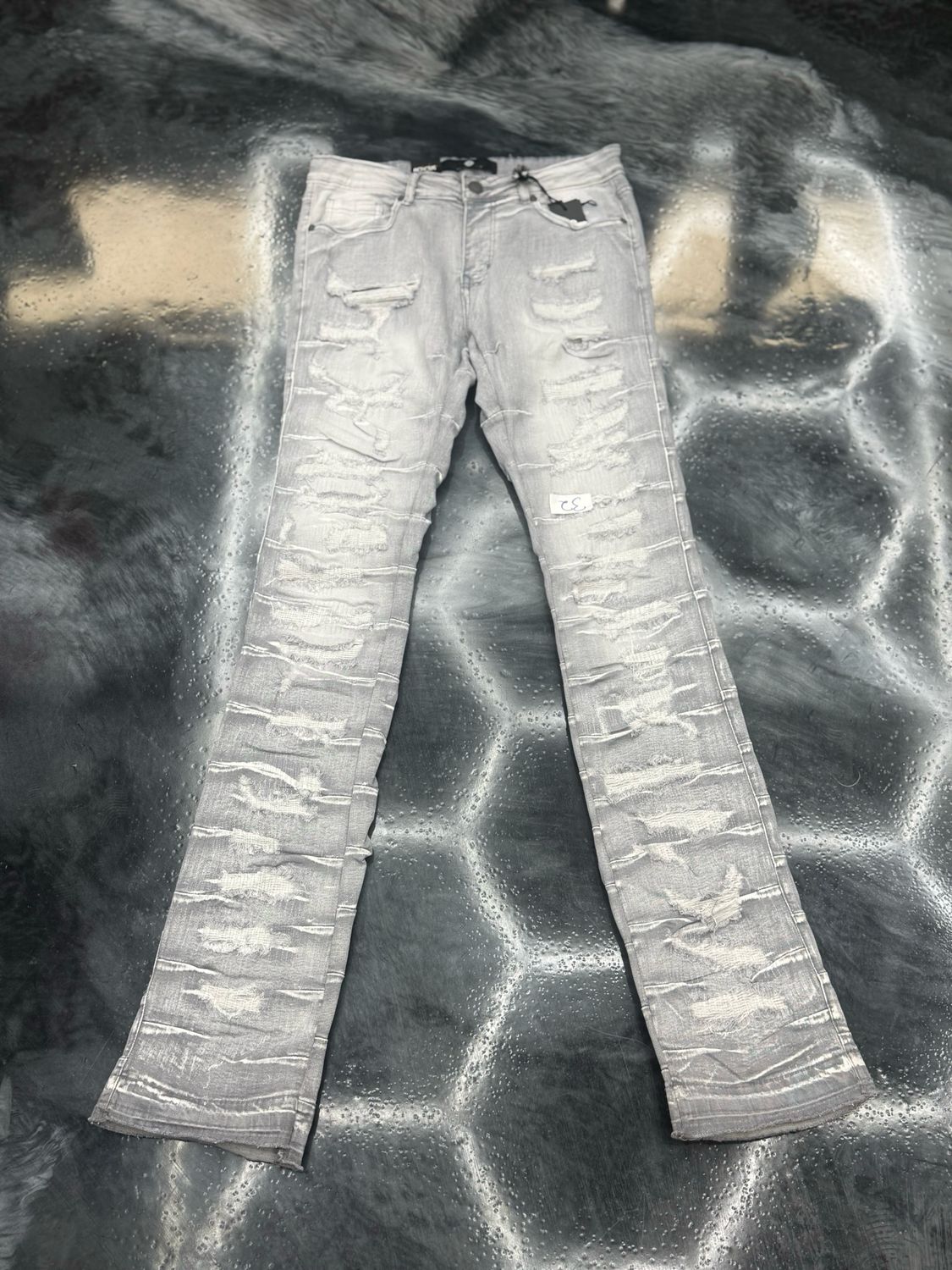 Focus Mens Stacked Jeans