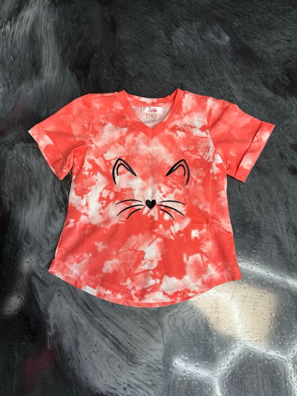 Girls T-Shirts (Cat Face)