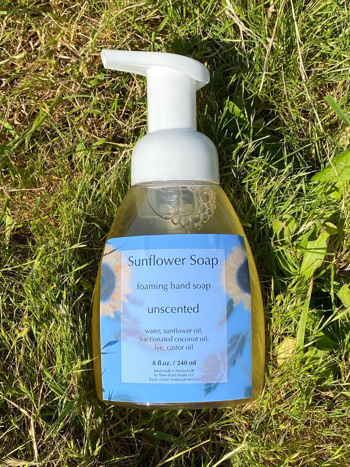 Foaming Sunflower Soap