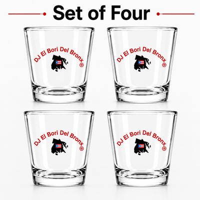 DJ Bori Shotglass (set of 4)