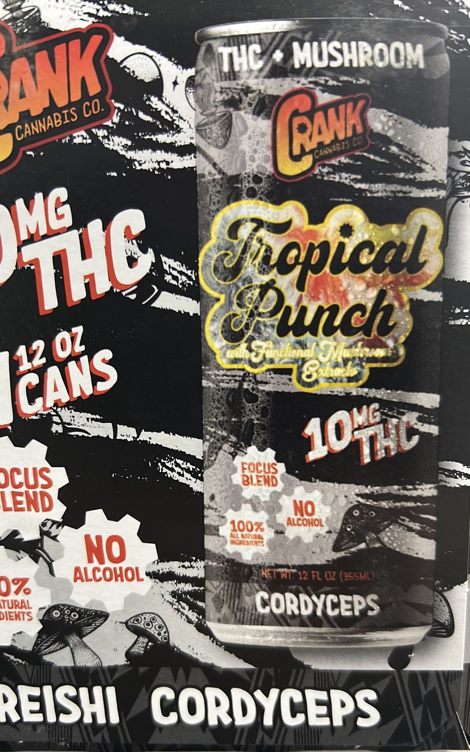 Crank cannabis Tropical punch Mushroom