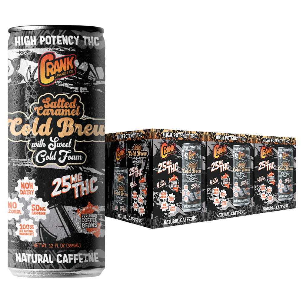 Crank Cannabis Salted Caramel Cold Brew