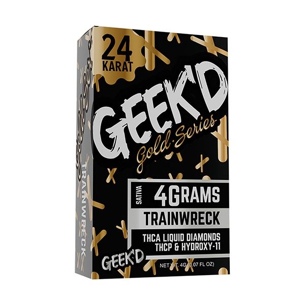 Geek’d 24k Gold Series Disposable  4g Trainwreck
