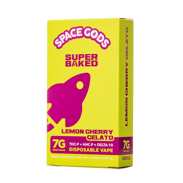 Space Gods Super Baked Blend Disposable 7G Lemon Cherry Gelato