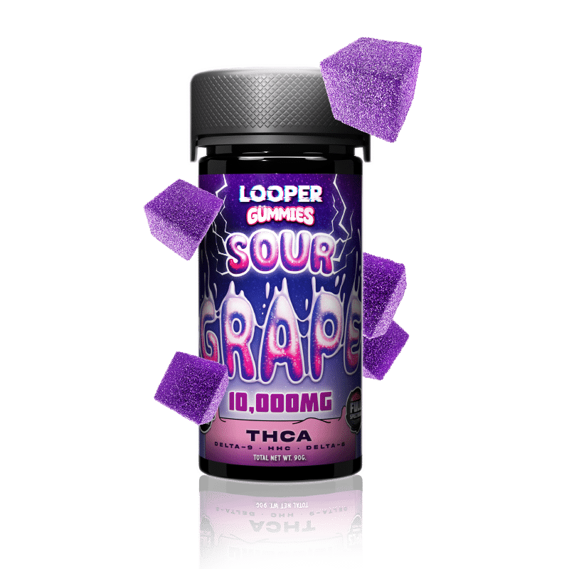 THC-A Live Badder Gummies: Sour Grape