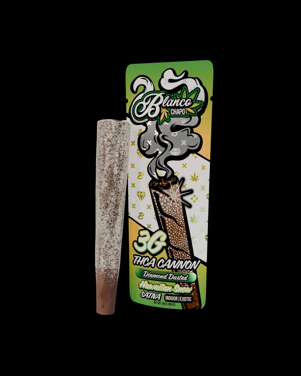 Chapo Hawaiian Snow 3G THCA cannon