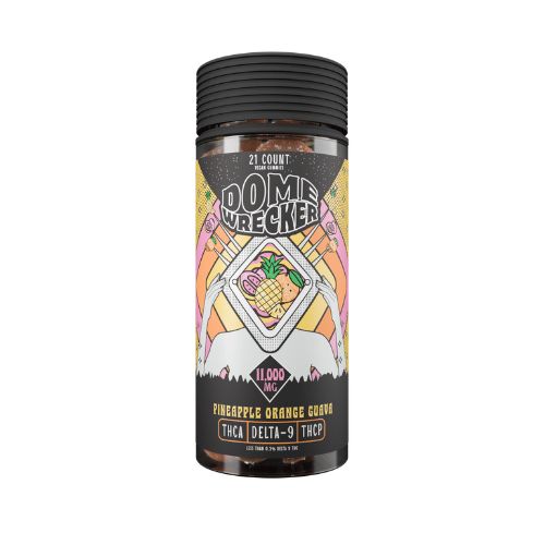 Dome Wrecker - THCa | D9 | THC-P Gummies - 11,000mg Pineapple orange