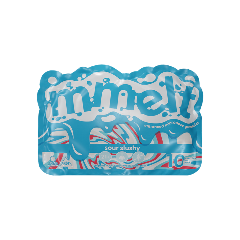 Sour Slushy – Mmelt Mushroom 10 Ct Gummies