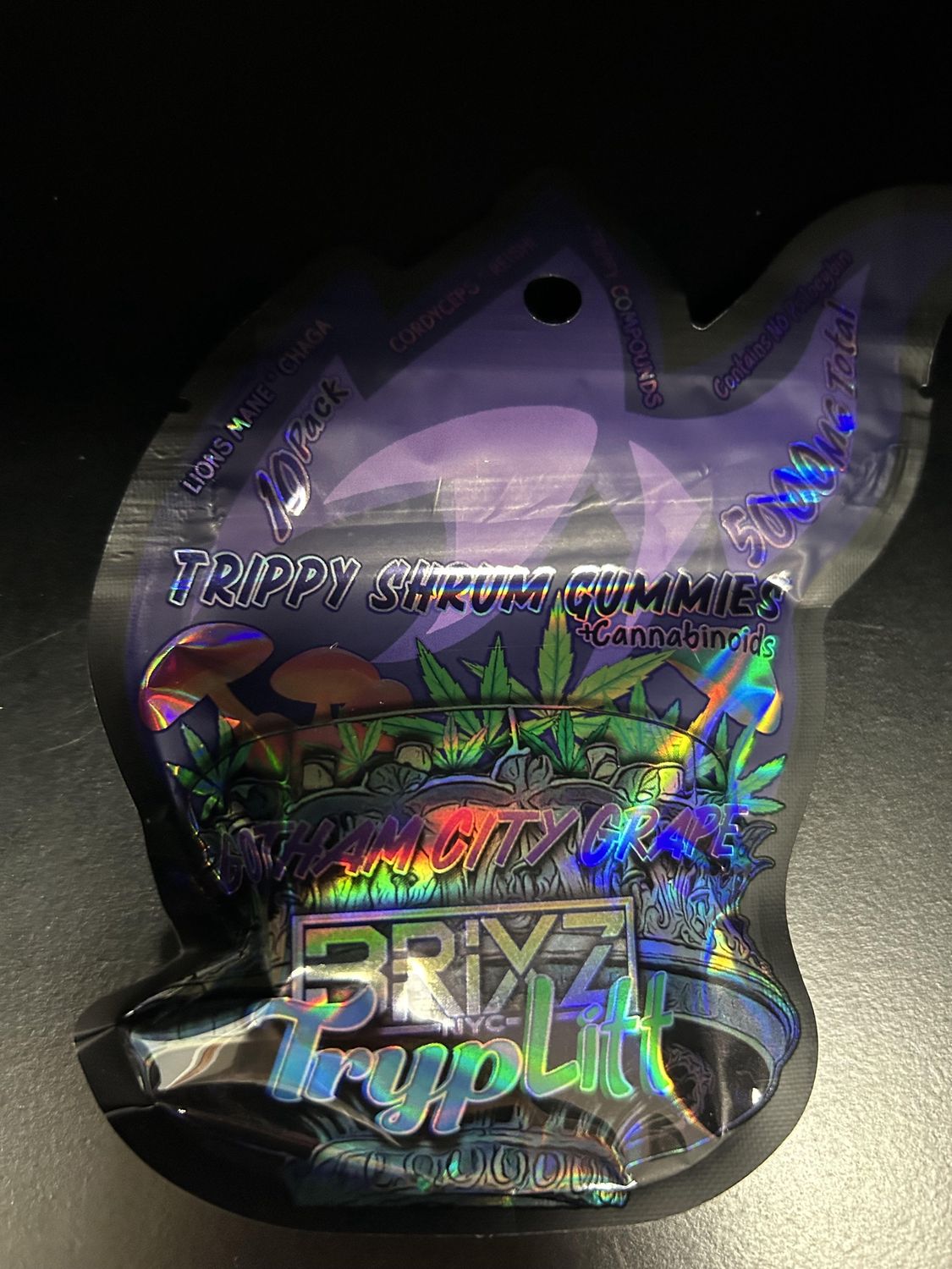 BRIXZ TrypLitt 10ct - 5000mg  gotham city grape