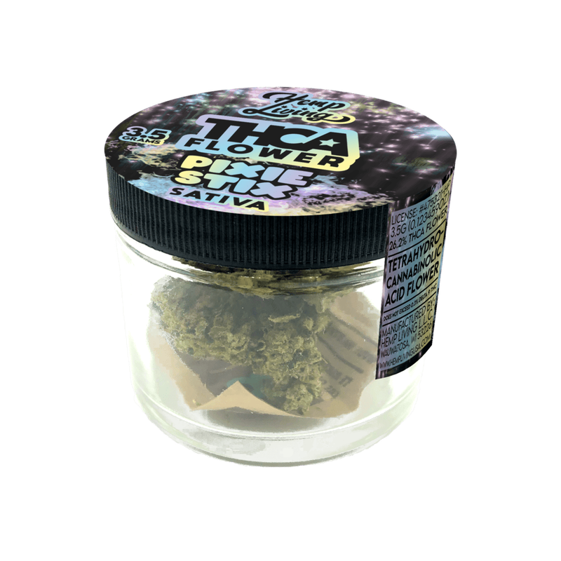 Hemp Living – THCA Flower 3.5g Jar – Pixie Stix