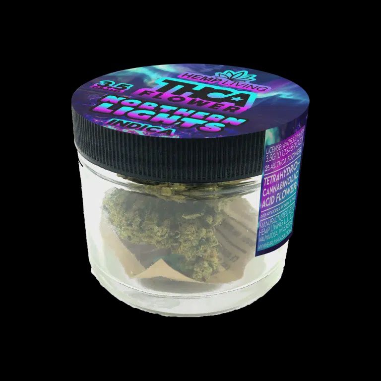 Hemp Living – THCA Flower 3.5g Jar – Northern Light