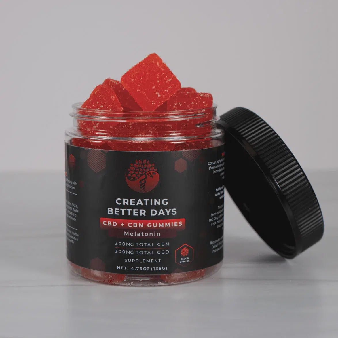 Creating Better Nights – 300mg CBN + 300mg CBD with Melatonin Sleep Gummies – 30ct