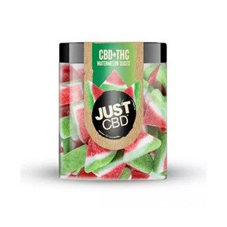 Just CBD + THC Watermelon Gummies 1000 MG