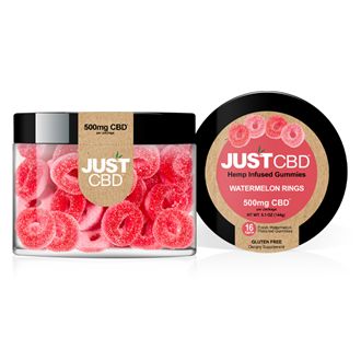 Just CBD 500 MG Watermelon Rings Gummies