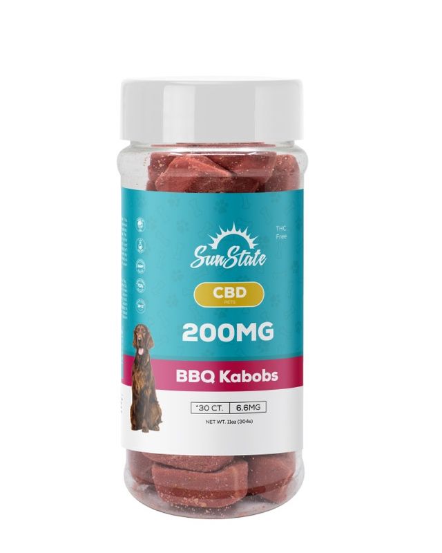 CBD DogTreats BBQ Kabobs 16oz 200mg