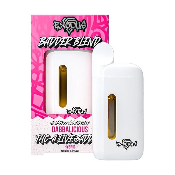 Exodus Badder Blend THC-A Disposable Vape | 5g DABBALICIOUS