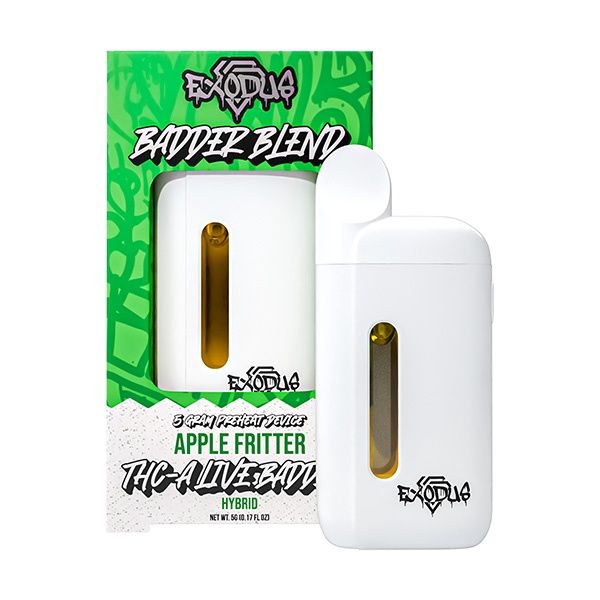 Exodus Badder Blend THC-A Disposable Vape | 5g APPLE FRITTER