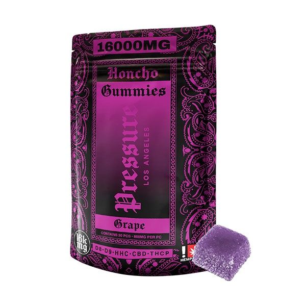 Pressure Honcho Gummies | (20ct) 16000mg GRAPE