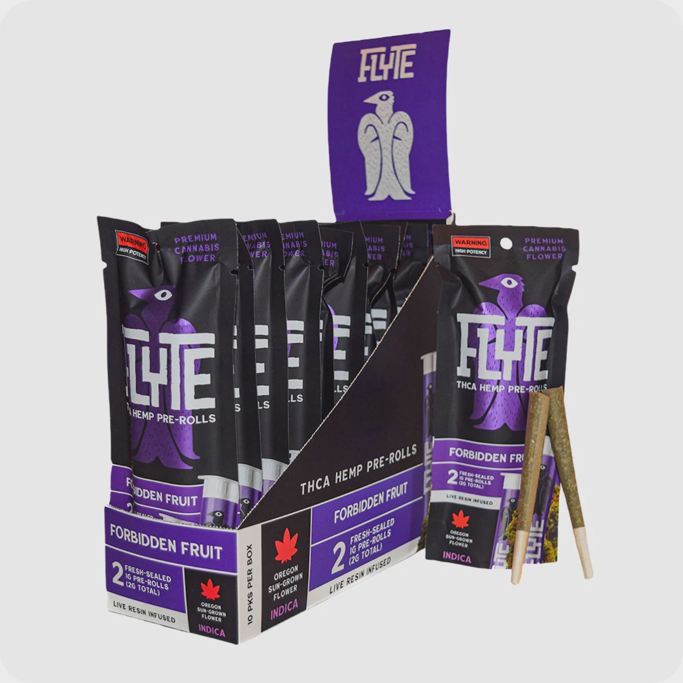 Flyte THCA Hemp Pre Rolls (2 PC) ( 2 Gram ) Forbidden Fruit