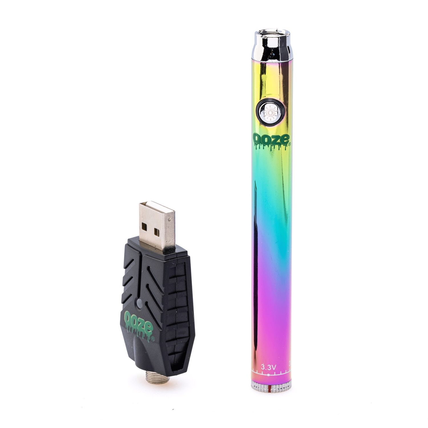 Ooze Slim Twist Pen Vape Battery – Rainbow 1100