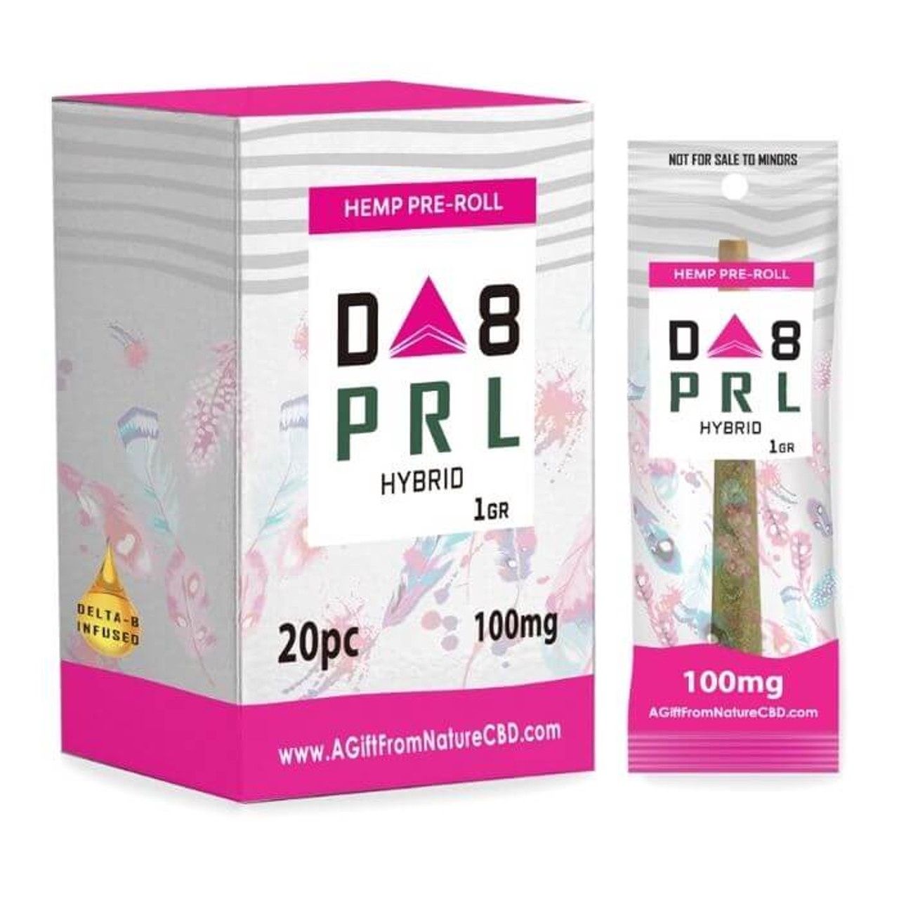 Delta 8 Pre Roll by A Gift From Nature