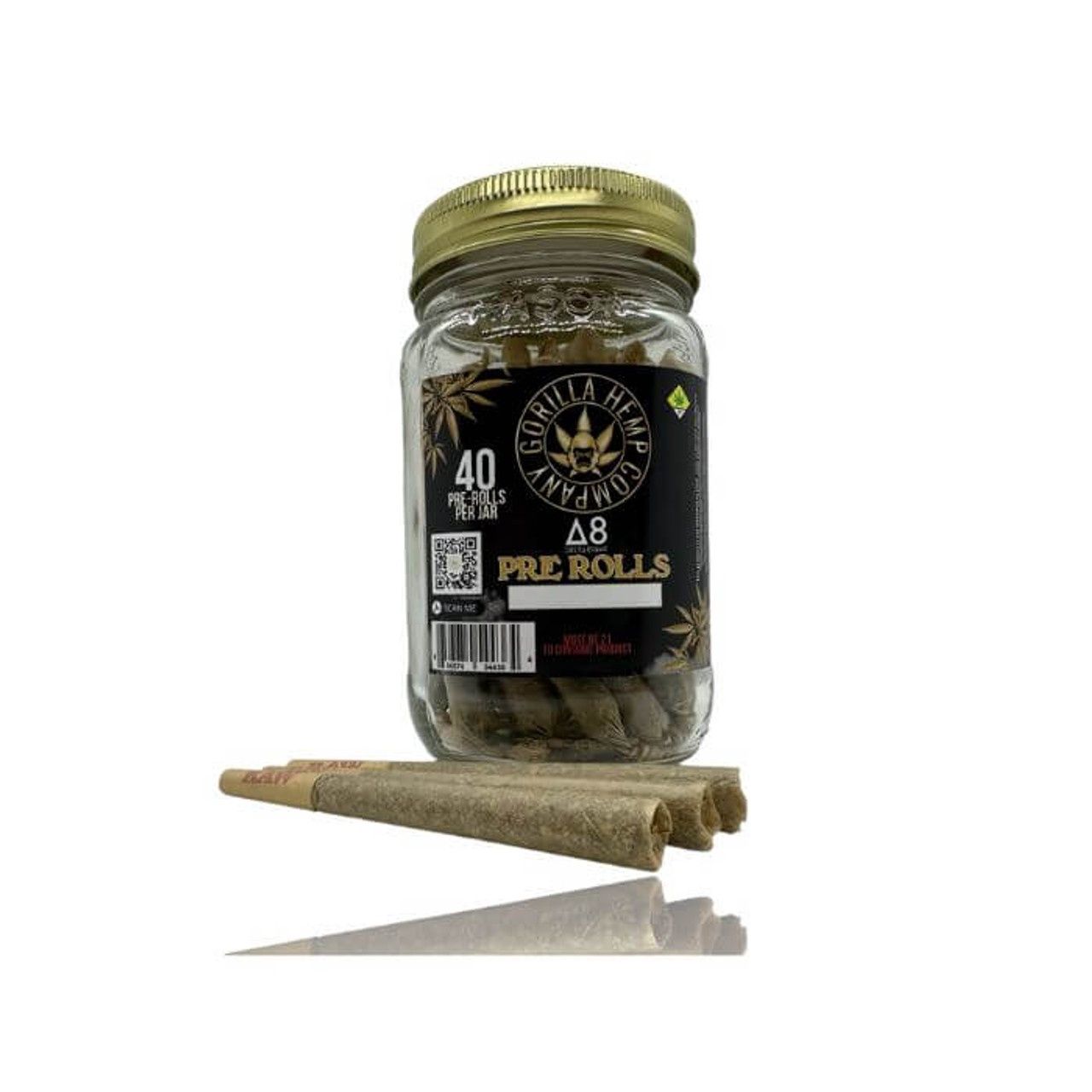 Gorilla Hemp D8 Pre Roll 1G