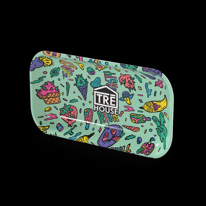 TRE House - Metal Rolling Tray - Large