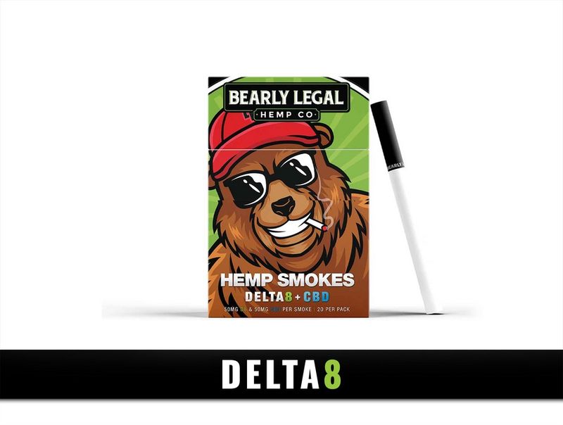Bearly Legal Delta-8-THC Hemp Cigarettes