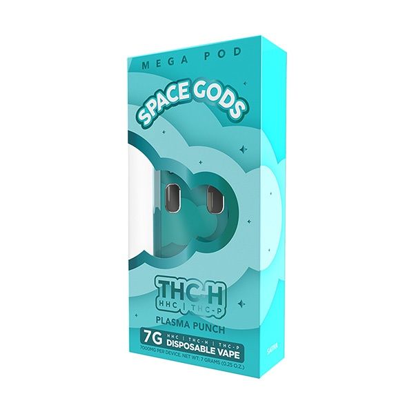 Space Gods Mega Pod THC-H, HHC, THC-P Disposable – 7g Plasma Punch