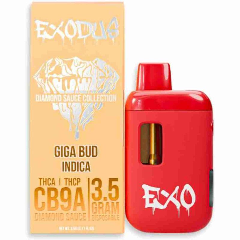 Exodus Giga Bud CB9A + THCa Disposable 3.5g Giga Bud