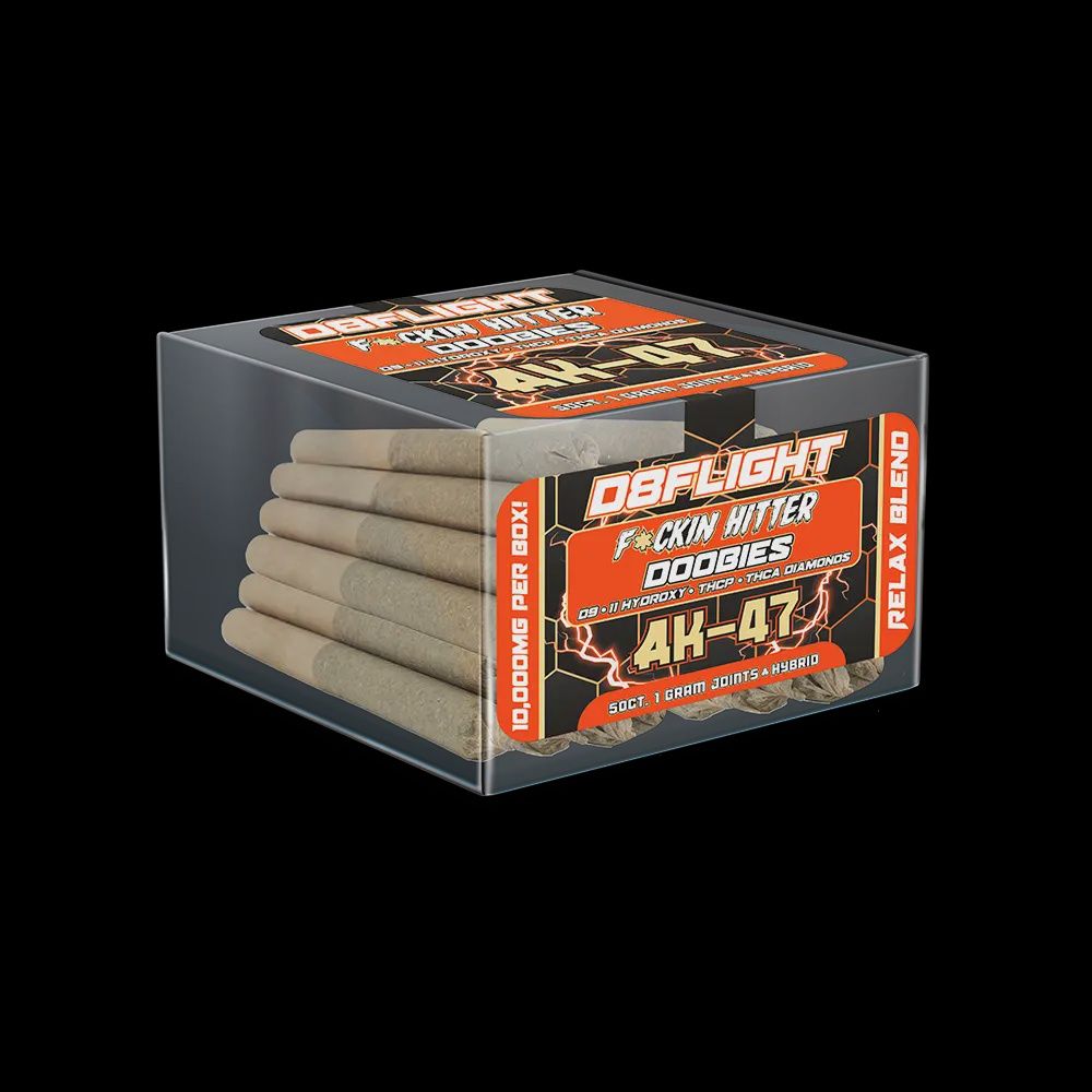 D8Flight Doobies Joints | Premium 1GM with D9.11Hydroxy, THCP &amp; THCA Diamonds  AK 47