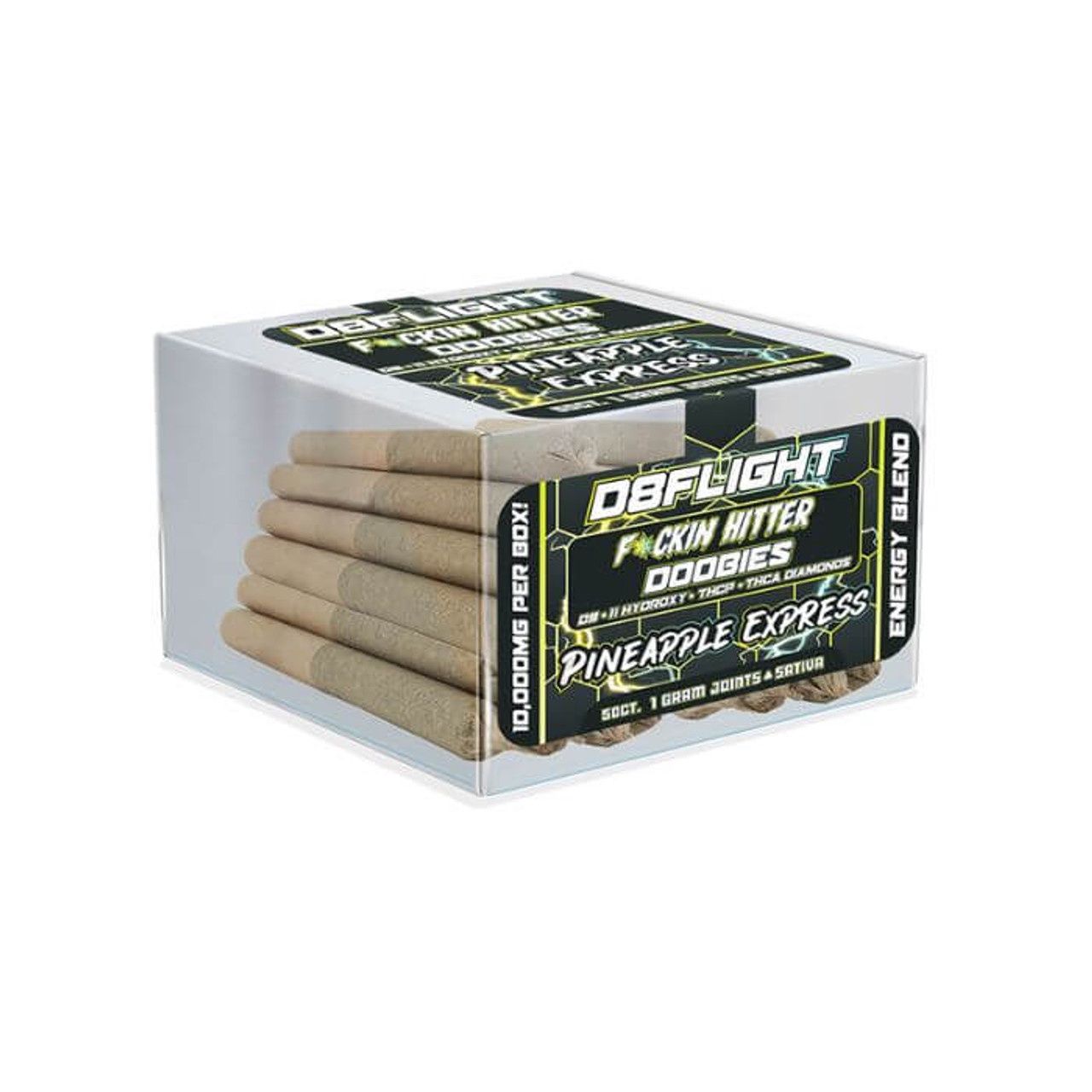 D8FLIGHT DOOBIES D9.11HYDROXY + THCP + THCA DIAMONDS 1GM JOINTS Pineapple Express