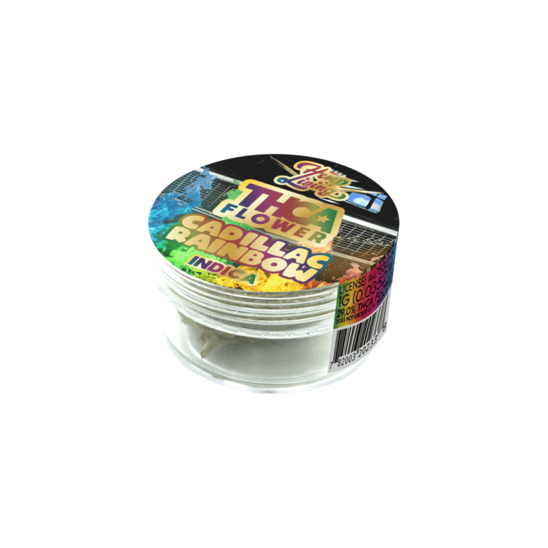 Hemp Living – THCA Flower 1g Jars – Cadillac Rainbow
