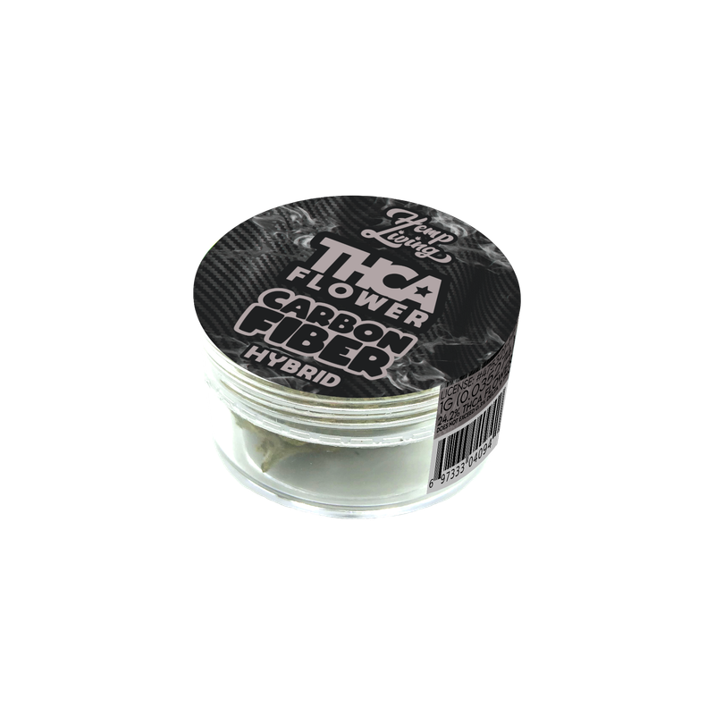 Hemp Living – THCA Flower 1g Jars – Carbon Fiber