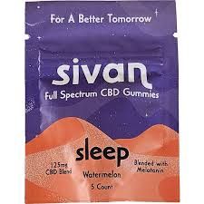 Sleep Gummies (CBD + Melatonin) by Sivan Remedies – 5ct PACK