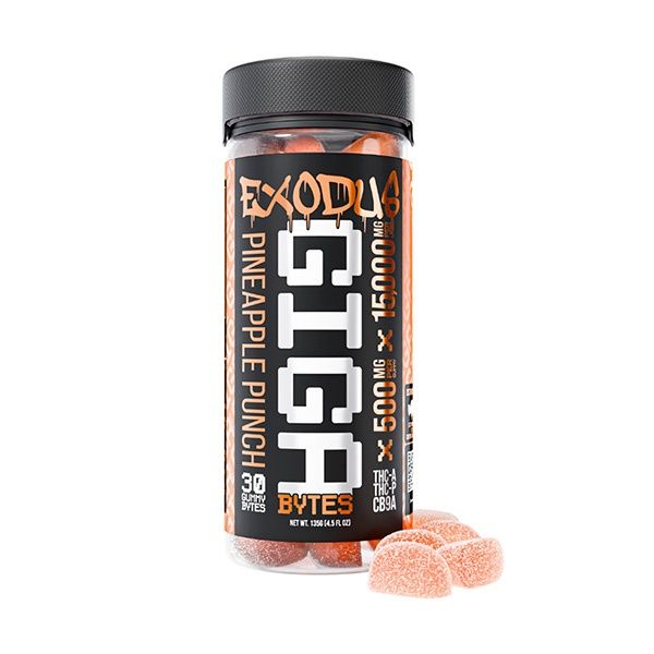 Exodus Gigabytes Gummies | (30ct) 15000mg Pineapple Punch
