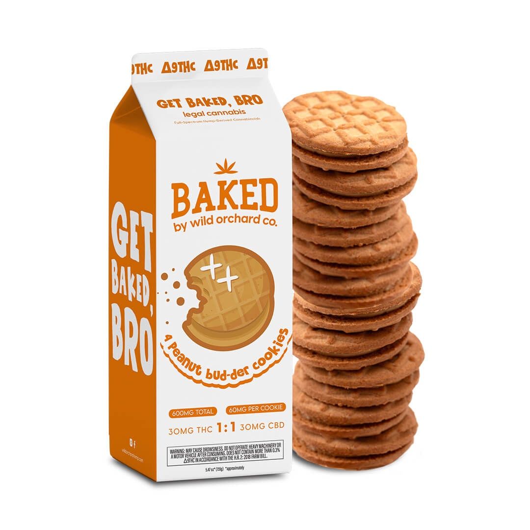 Baked Delta-9 Cookies (4CT) Peanut Budder