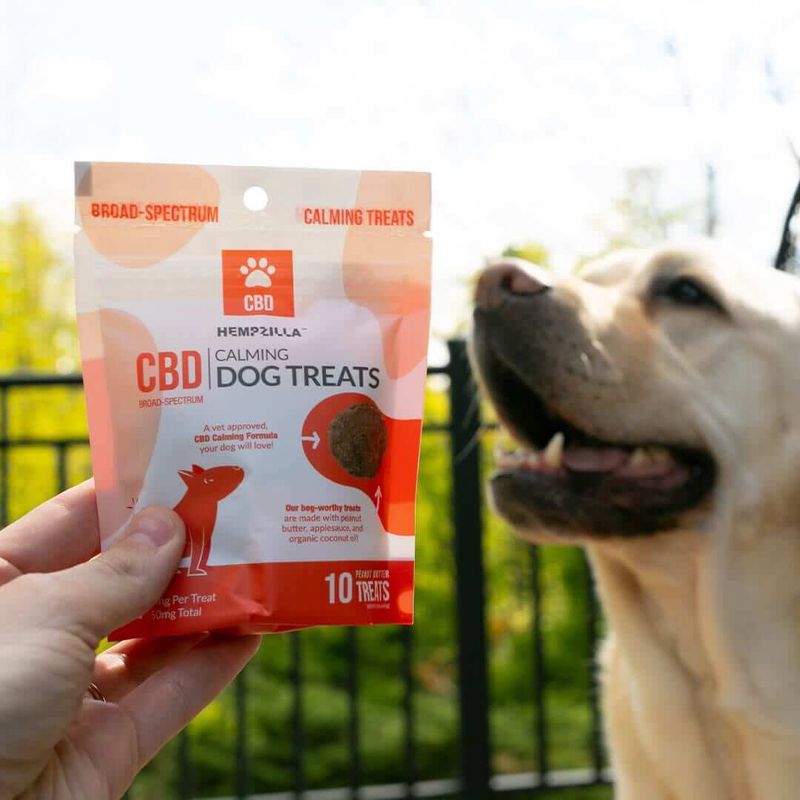 Hempzilla CBD Dog Treats Calming 10Ct