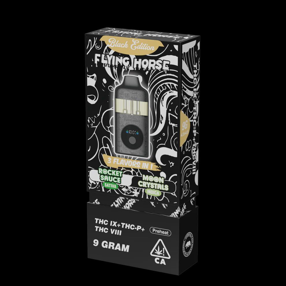BLACK EDITION 9GM - ROCKET SAUCE + MOON CRYSTALS