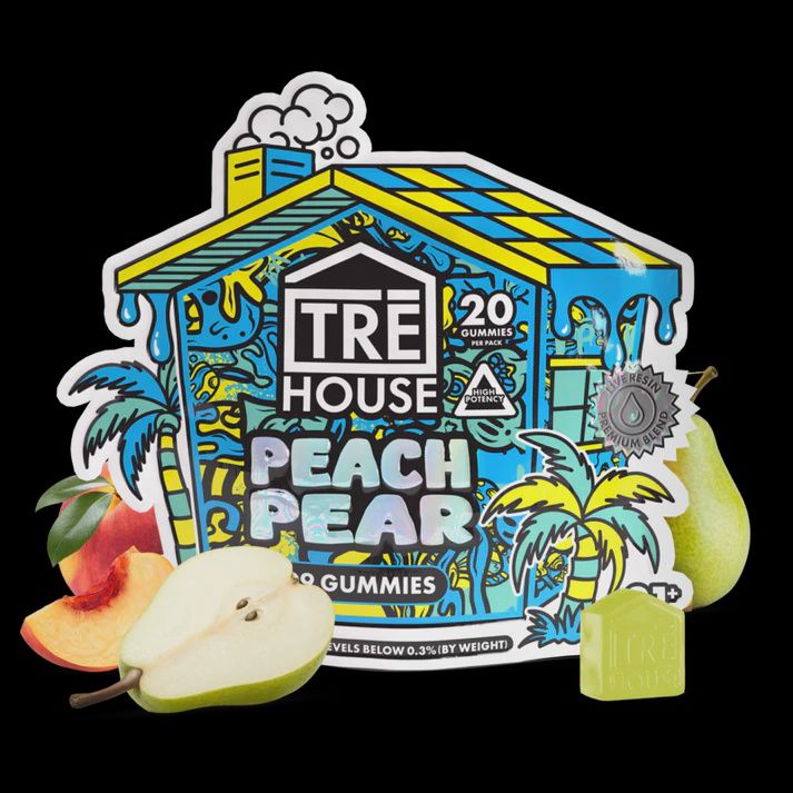 Tre House Delta 9 THC Gummies with CBD – 1:1
