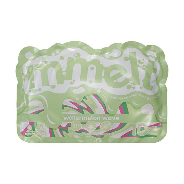 Mmelt Mushroom Gummies by Cali Extrax | 10 Count Watermelon Wave