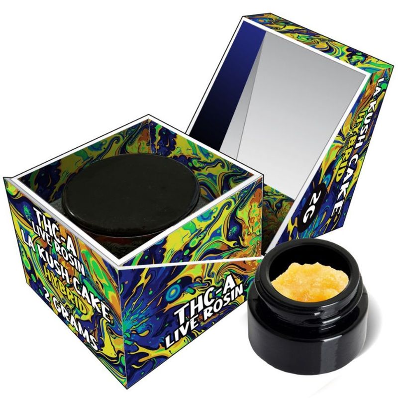 SMAK’D THC-A Live Rosin 2G Dab Kush Cake