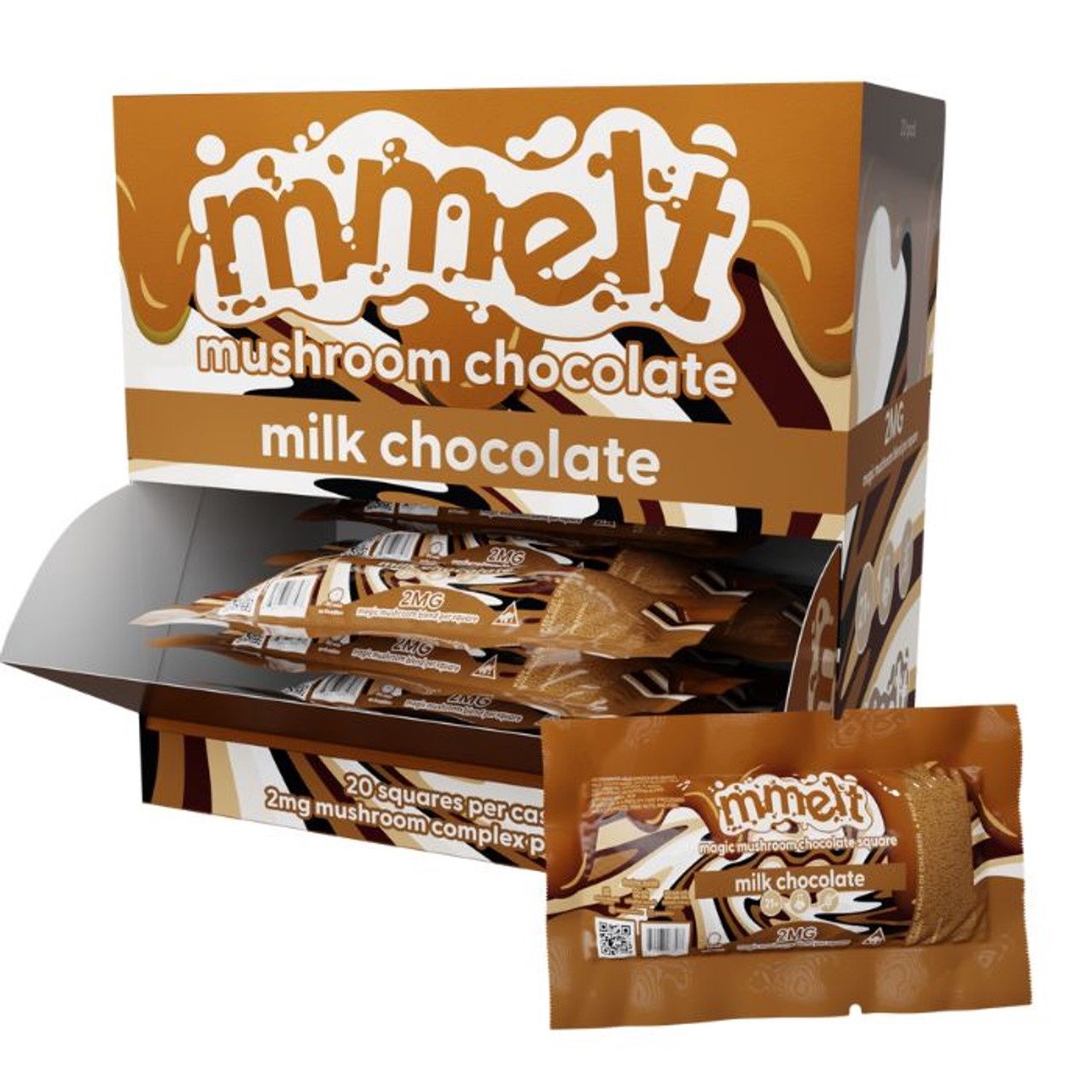 Mmelt Mushroom Milk   Chocolate   2G