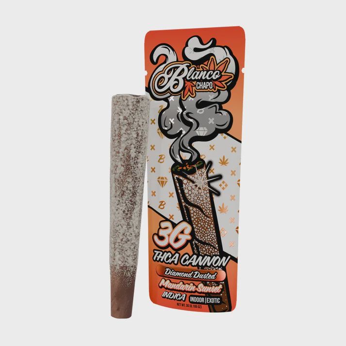 Chapo Blanco THC-A Cannon Diamond Dusted Blunt - 3g