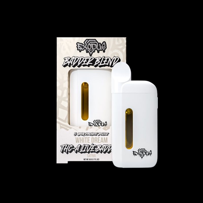 Exodus Badder Blend THC-A Disposables 5g White Dream