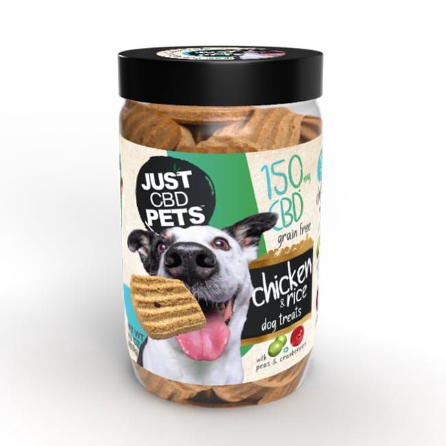 Just CBD Organic CBD Dog Treats – All Natural &amp; Grain-Free 150Mg
