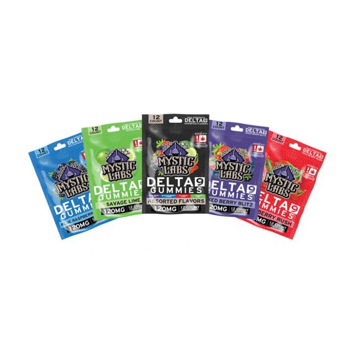 Mystic Labs 12ct Delta 9 Gummies ASST Flavors